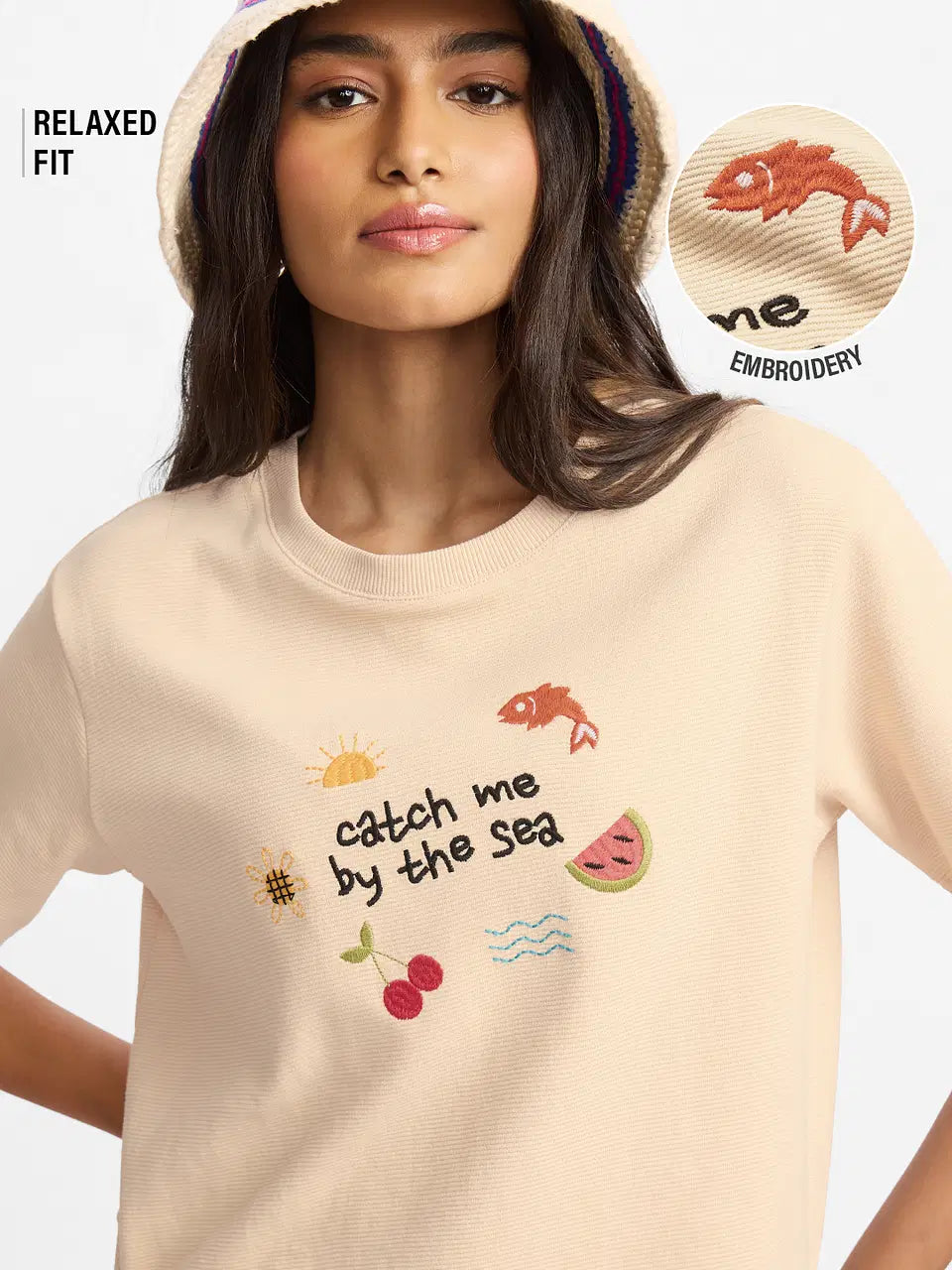 Textured T-Shirt: for woman