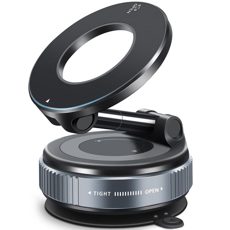 360° Vaccum Magnetic Phones Holder, Magnetic Car Phone Mount, Hands-Free Suction Cup Phones Holder for Car/Gym/Mirror/Shower, Car Mount Compatible All Mobile (Extended)